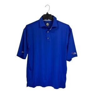 Footjoy Polo Mens Size XL Blue Branded Titleist Regina Dental Group Performance